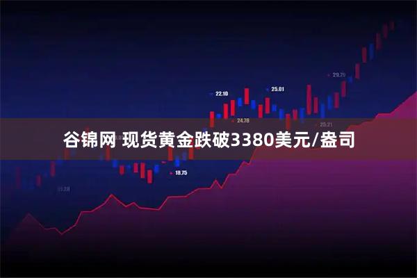 谷锦网 现货黄金跌破3380美元/盎司
