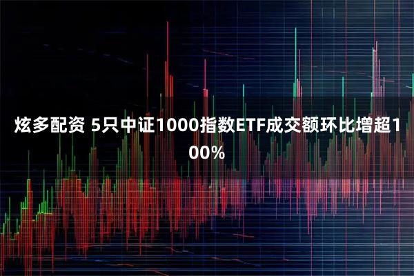 炫多配资 5只中证1000指数ETF成交额环比增超100%
